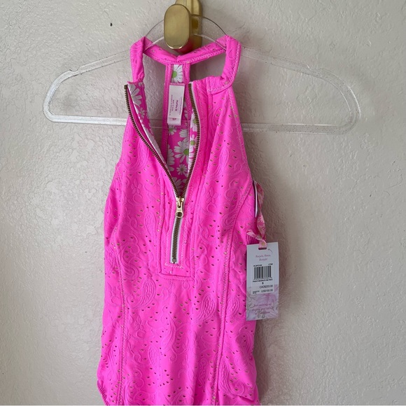 NEW LOVESHACKFANCY X HURLEY - EYELET PAISLEY MODERATE ONE PIECE - Picture 8 of 10